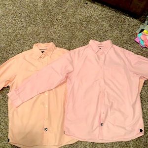 Two Men’s large Cremieux Classic Dress shirts